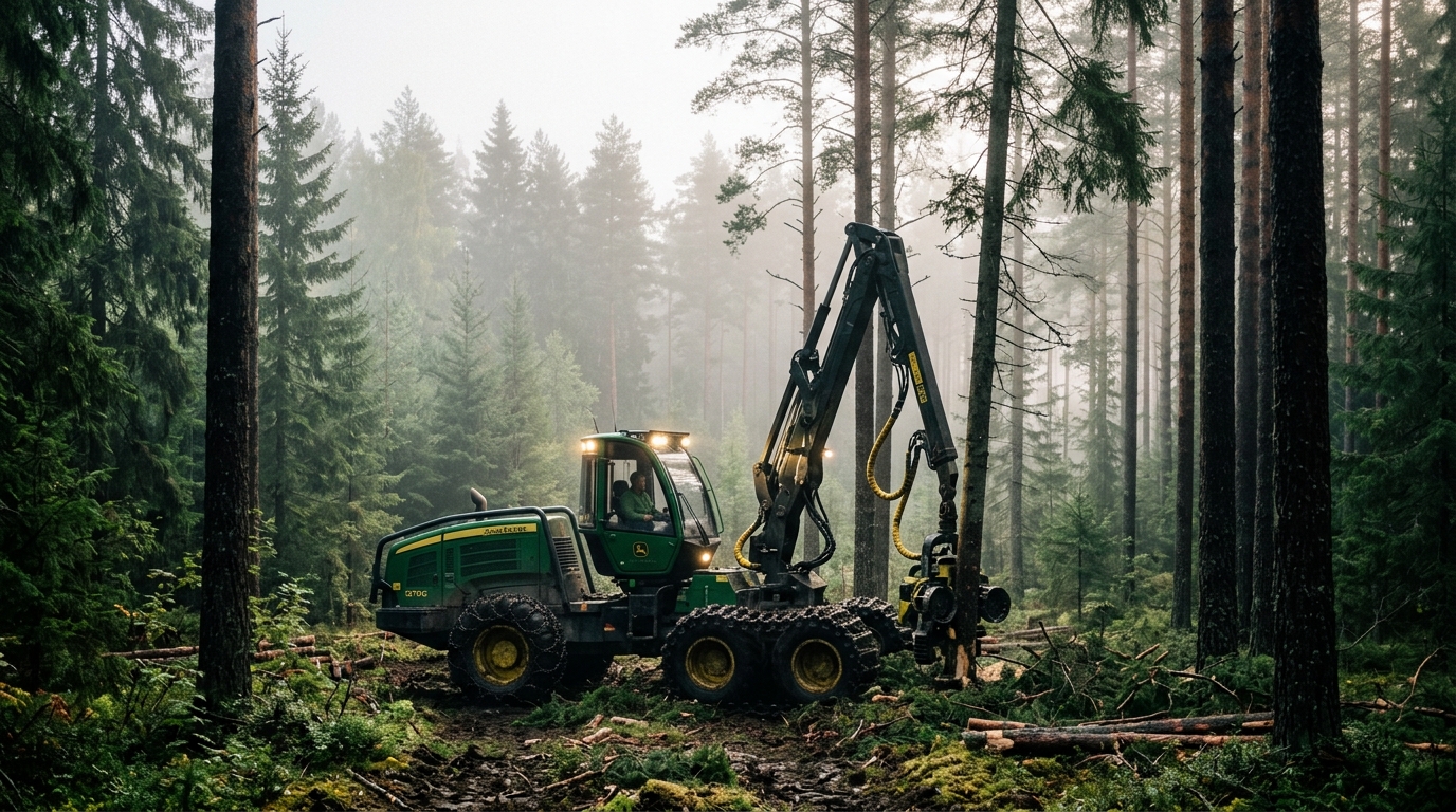 Lesnícka technika & John Deere