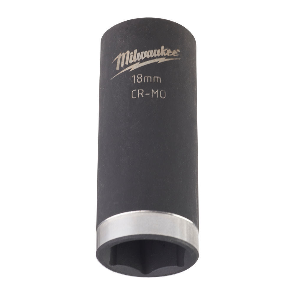 Milwaukee 3/8 Nástrčný kľúč Shockwave, Hex 18 - dlhý