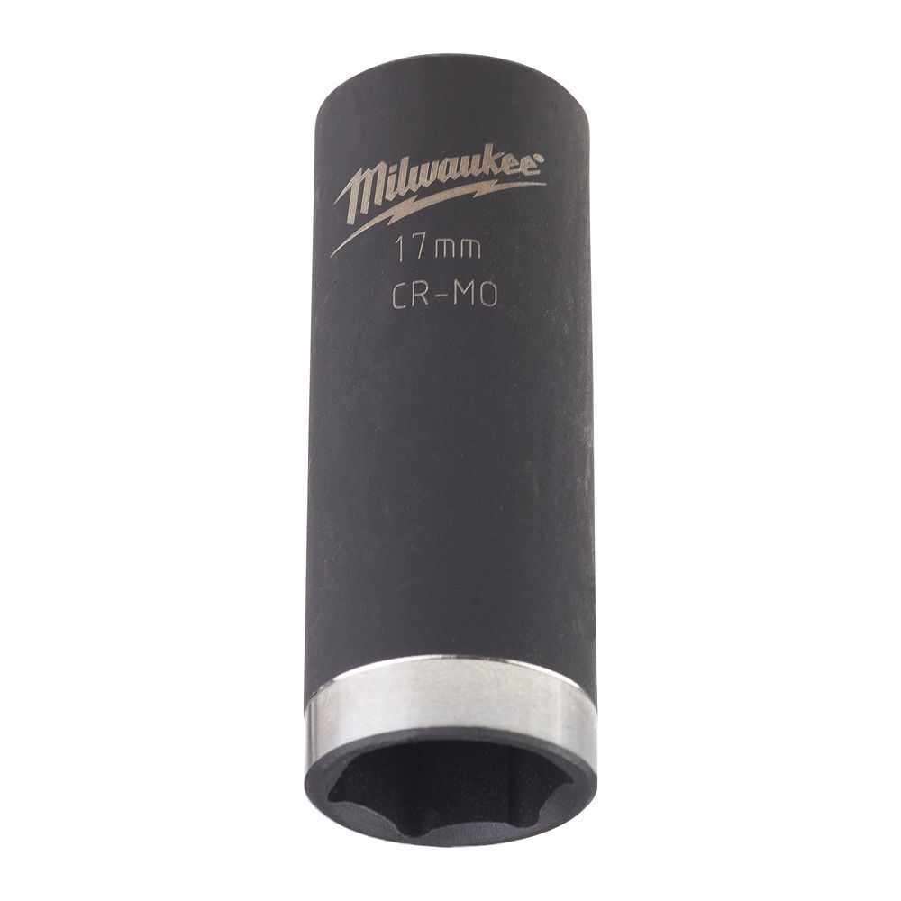 Milwaukee 3/8 Nástrčný kľúč Shockwave, Hex 17 - dlhý