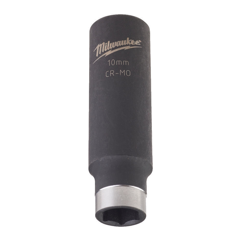 Milwaukee 3/8 Nástrčný kľúč Shockwave, Hex 10 - dlhý