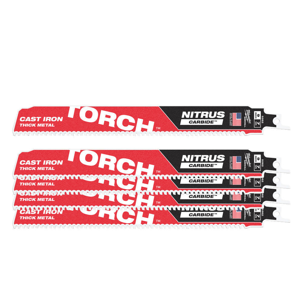 Milwaukee Sägeblätter TORCH Nitrus 230/7Tpi (5 Stück)