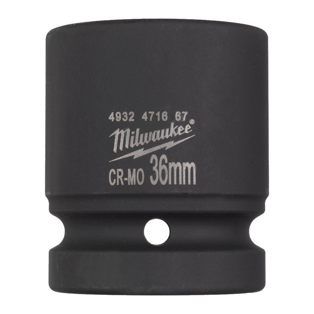 Milwaukee Industrial Shockwave Heads 1" HEX 36mm Short