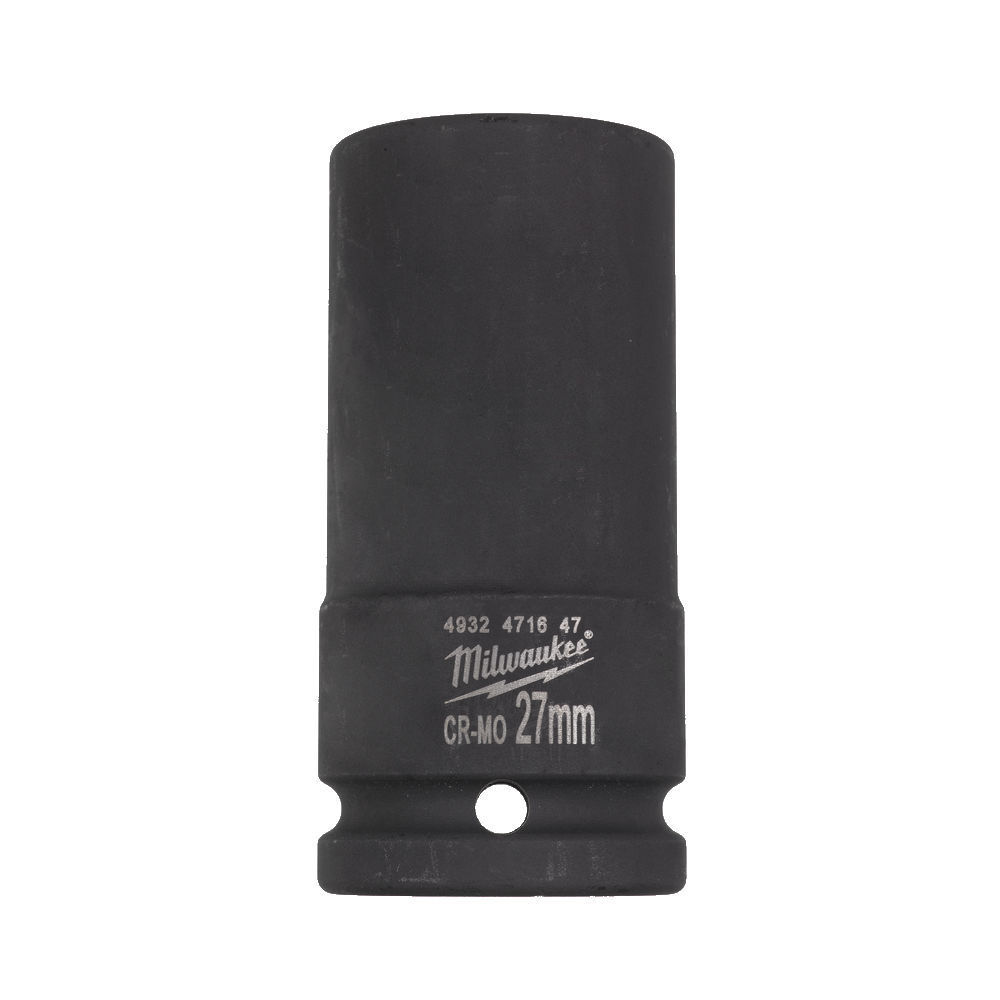 Milwaukee Priemyselné hlavice Shockwave 3/4" HEX 27mm predĺžené