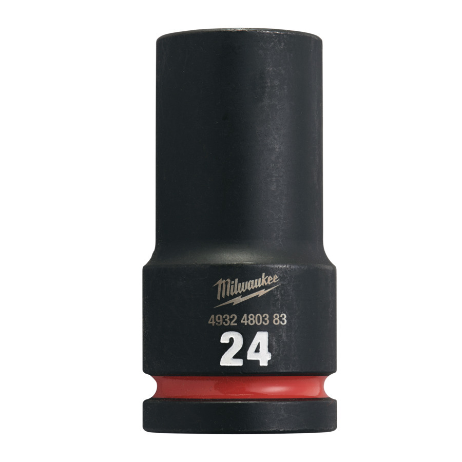 Milwaukee Priemyselné hlavice Shockwave 3/4" HEX 24mm predĺžené