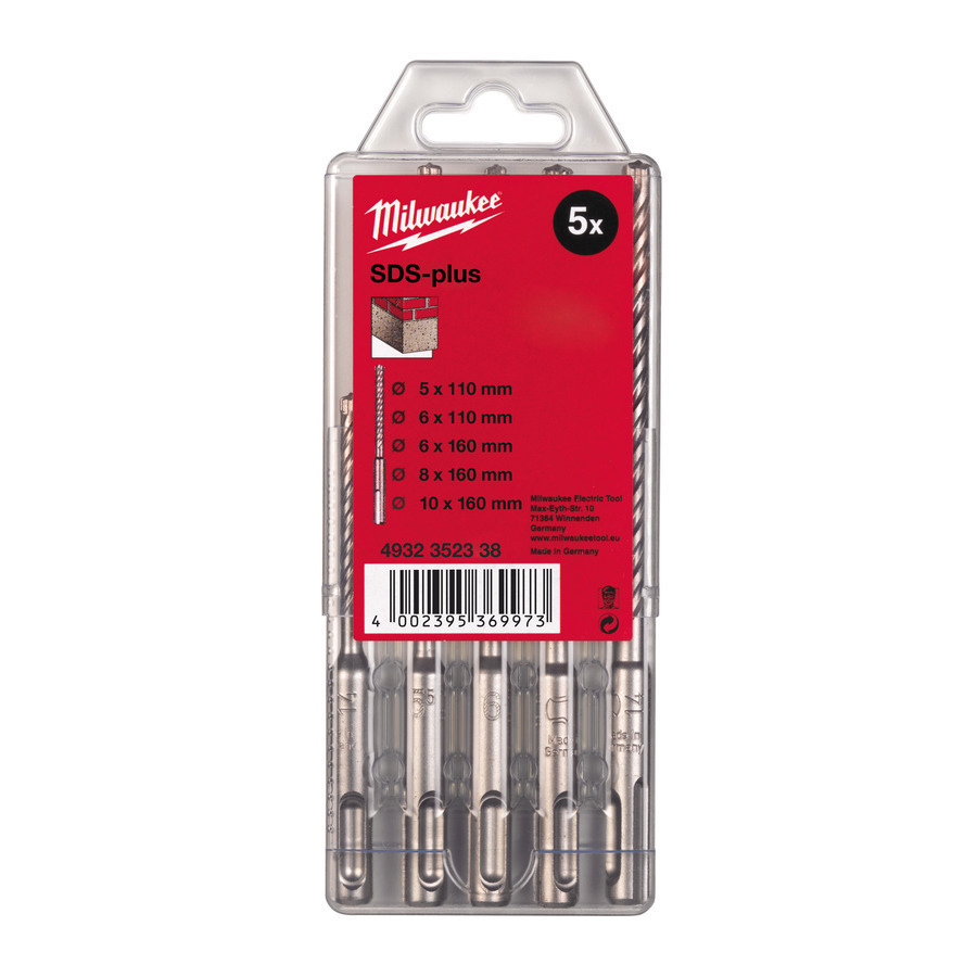 Milwaukee M2 Drill Bit Set 5.6 × 110 ; 6/8/10 × 160mm (5PCS)