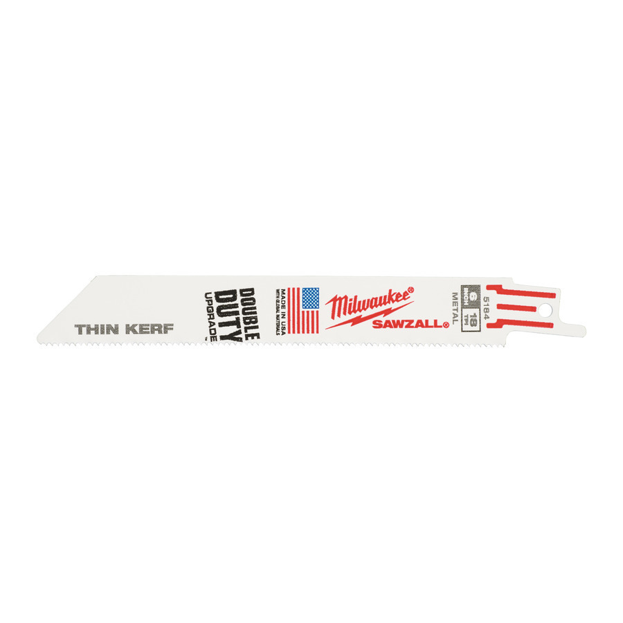 Milwaukee Pílové plátky THIN KERF 150mm x 24Tpi (5 ks)