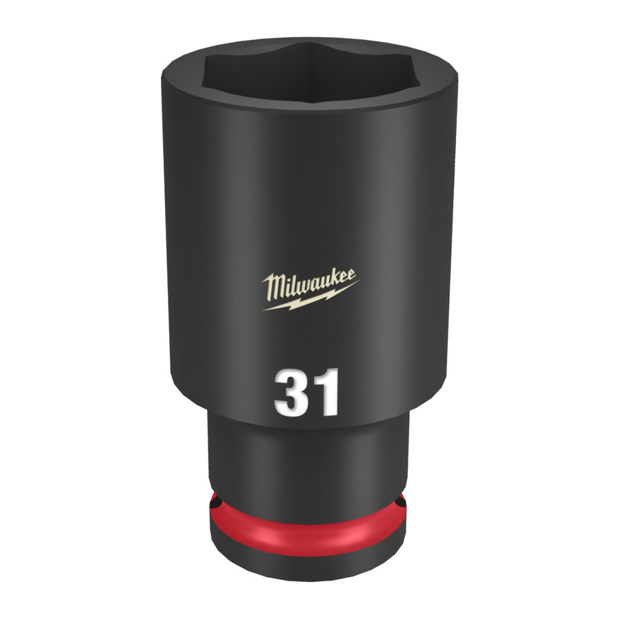 Milwaukee 1/2 Shockwave Steckschlüssel, Sechskant 31 verlängert