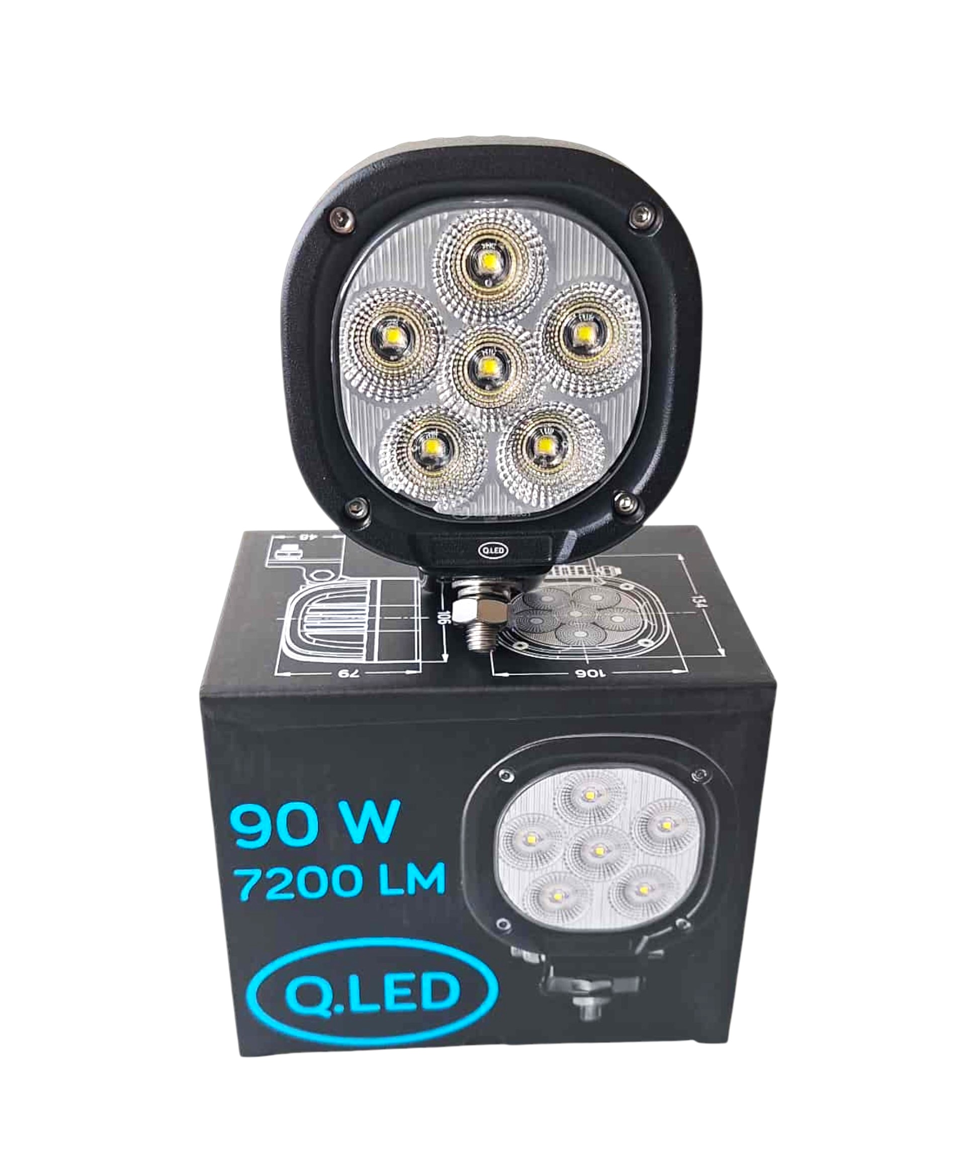 90W LED pracovné svetlo