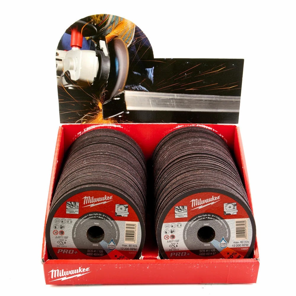 Milwaukee CutWSCS 41/125 × 1 PRO+ Trennscheibe – 200 Stück